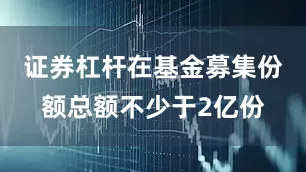 证券杠杆在基金募集份额总额不少于2亿份